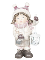 Clayre & Eef Enfant avec lanterne 21*15*43 cm 6CE0996
