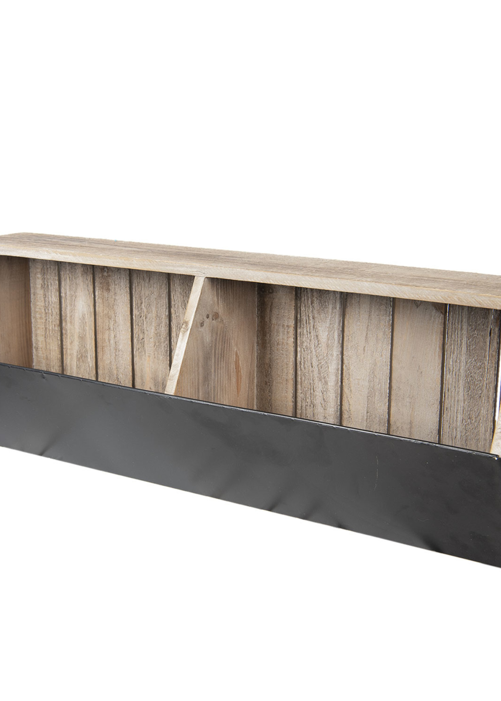 Clayre & Eef Wandrek metaal en hout 71*18*26 cm 50333