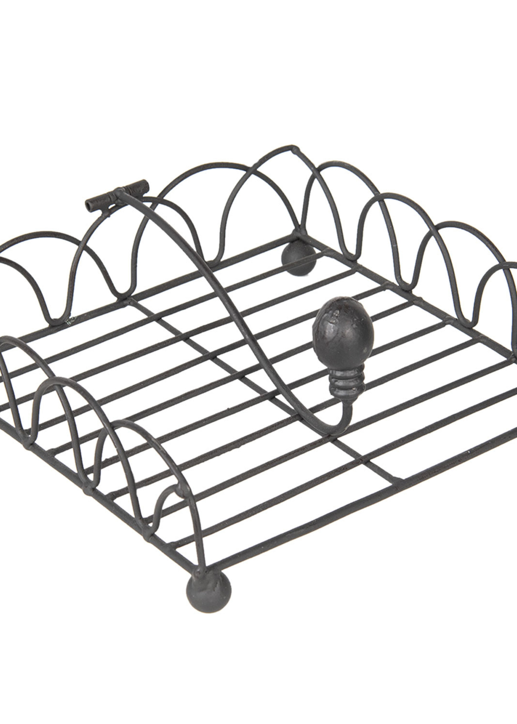 Clayre & Eef Servethouder 20*20*9 cm 6Y3330