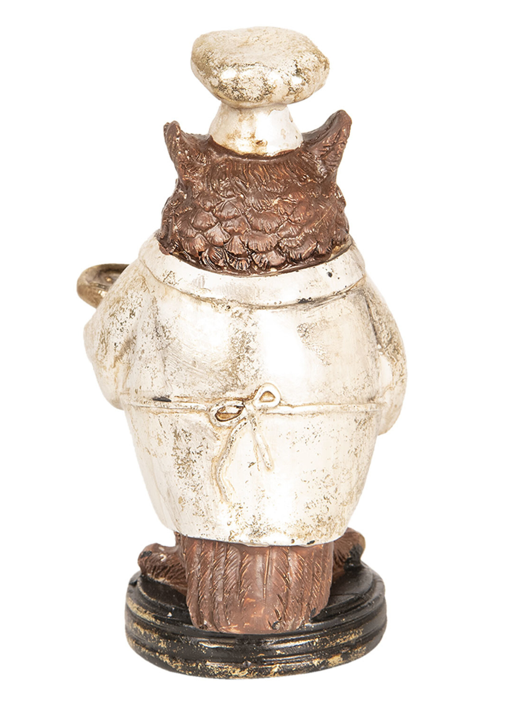 Clayre & Eef Decoratie uil 8*7*14 cm 6PR2455