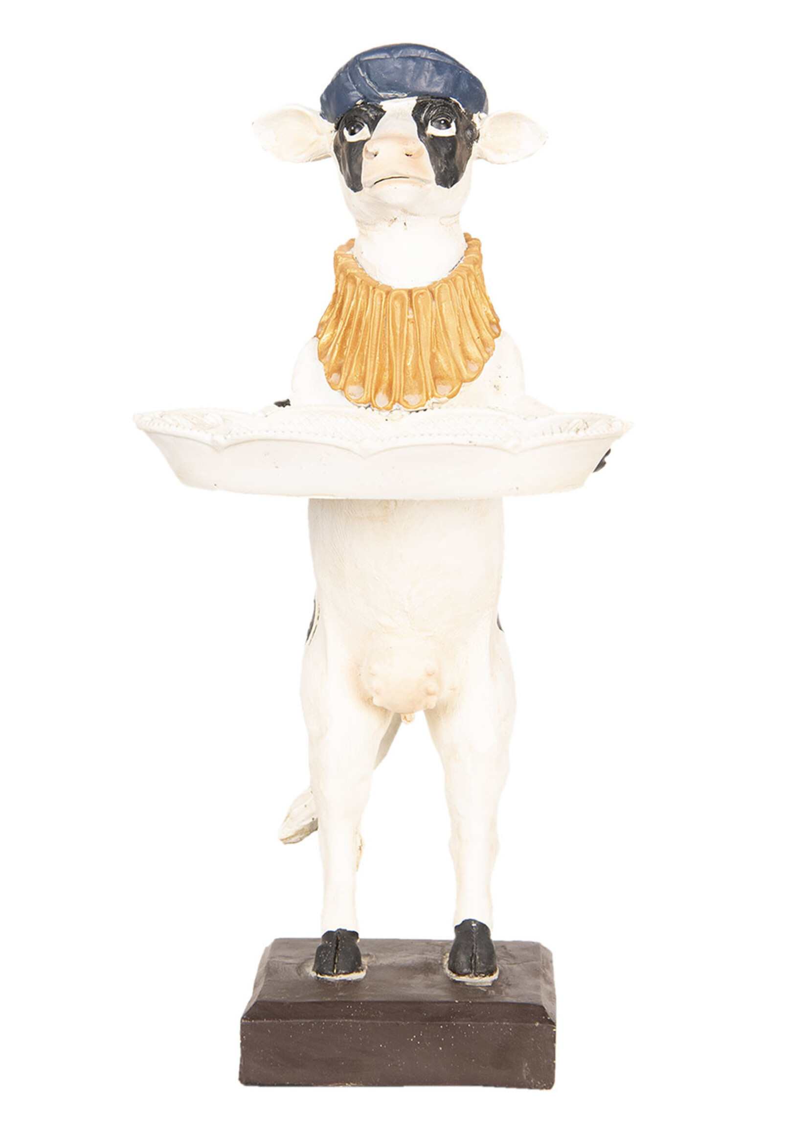 Clayre & Eef Decoratie koe 17*15*31 cm 6PR2459