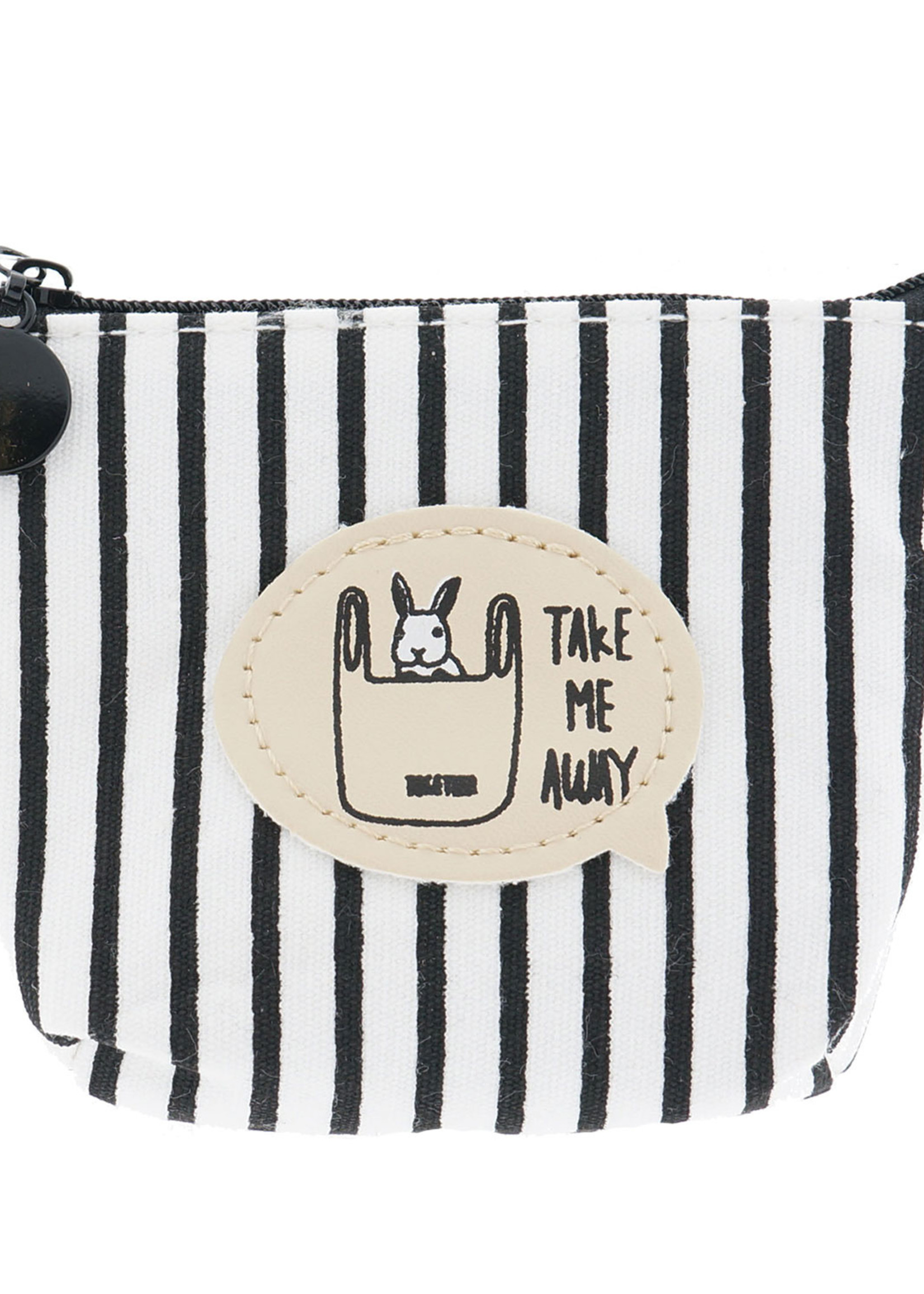 Clayre & Eef Porte-monnaie 11*9 cm wit/blanc MLPU0041