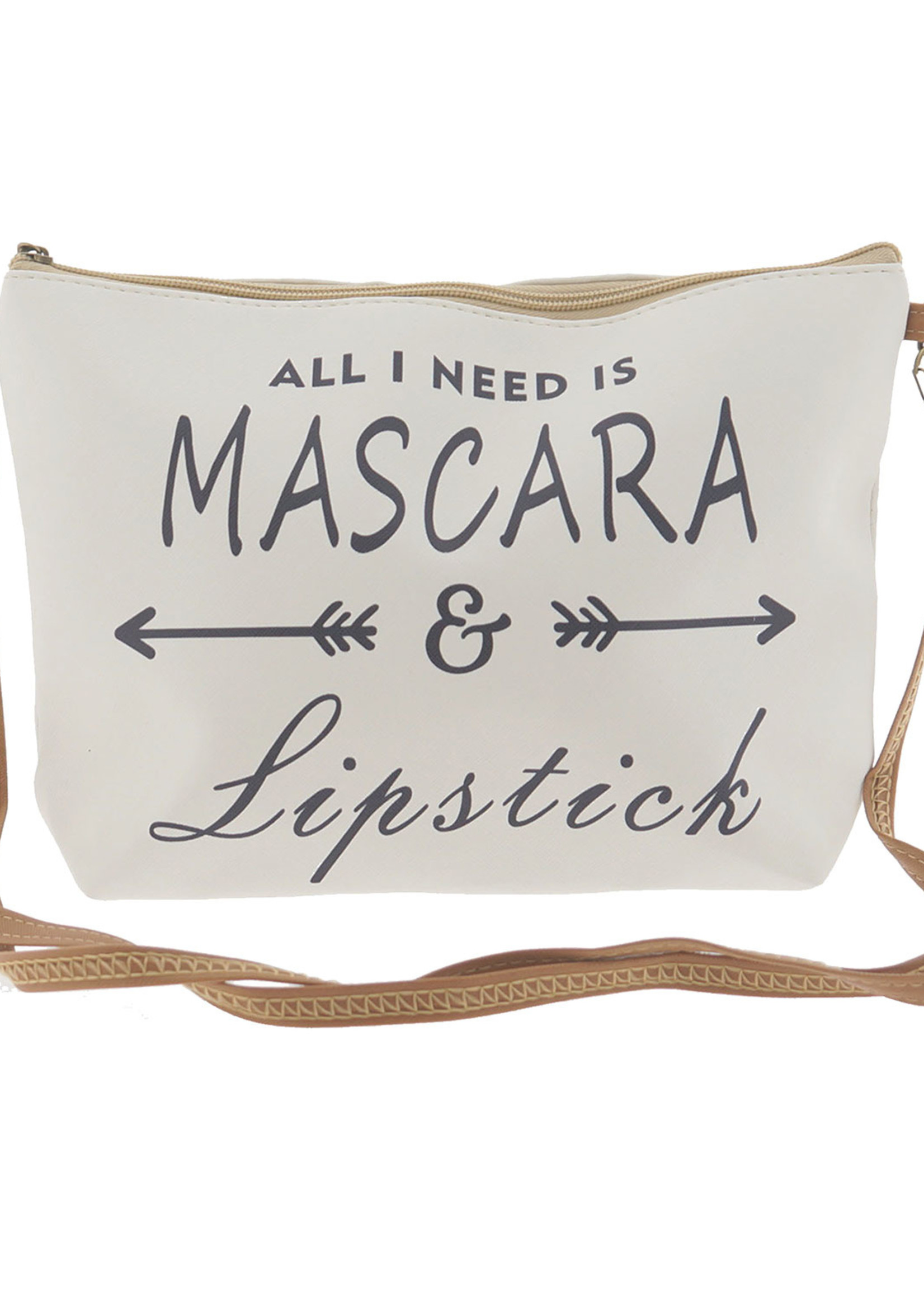 Clayre & Eef Trousse de toilette 27*19*6 cm blanc MLTT0022L