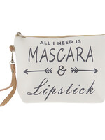 Clayre & Eef Trousse de toilette 22*15*6 cm blanc MLTT0022M