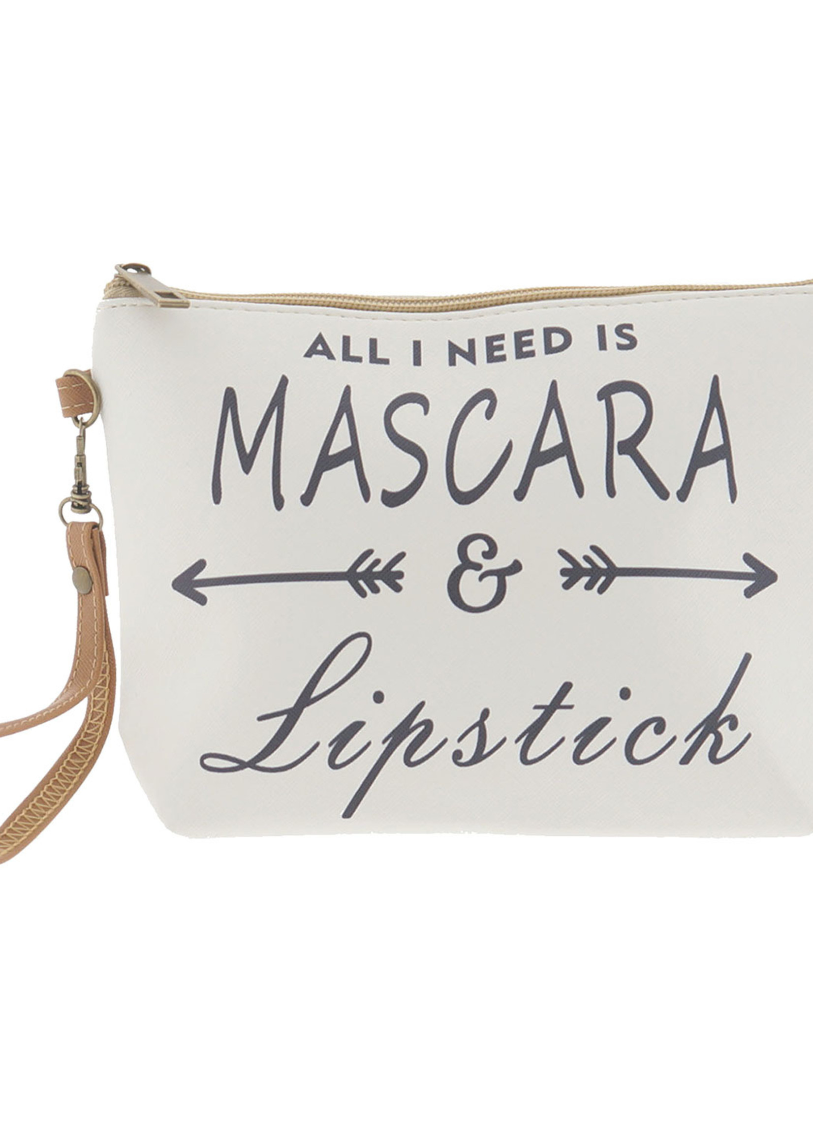 Clayre & Eef Trousse de toilette 22*15*6 cm blanc MLTT0022M