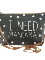 Clayre & Eef Toilettas 28*18*8 cm zwart MLTT0025L