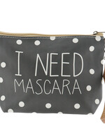 Clayre & Eef Toilettas 22*15*6 cm zwart MLTT0025M