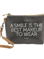 Clayre & Eef Trousse de toilette 18*13*5 cm noir MLTT0026S