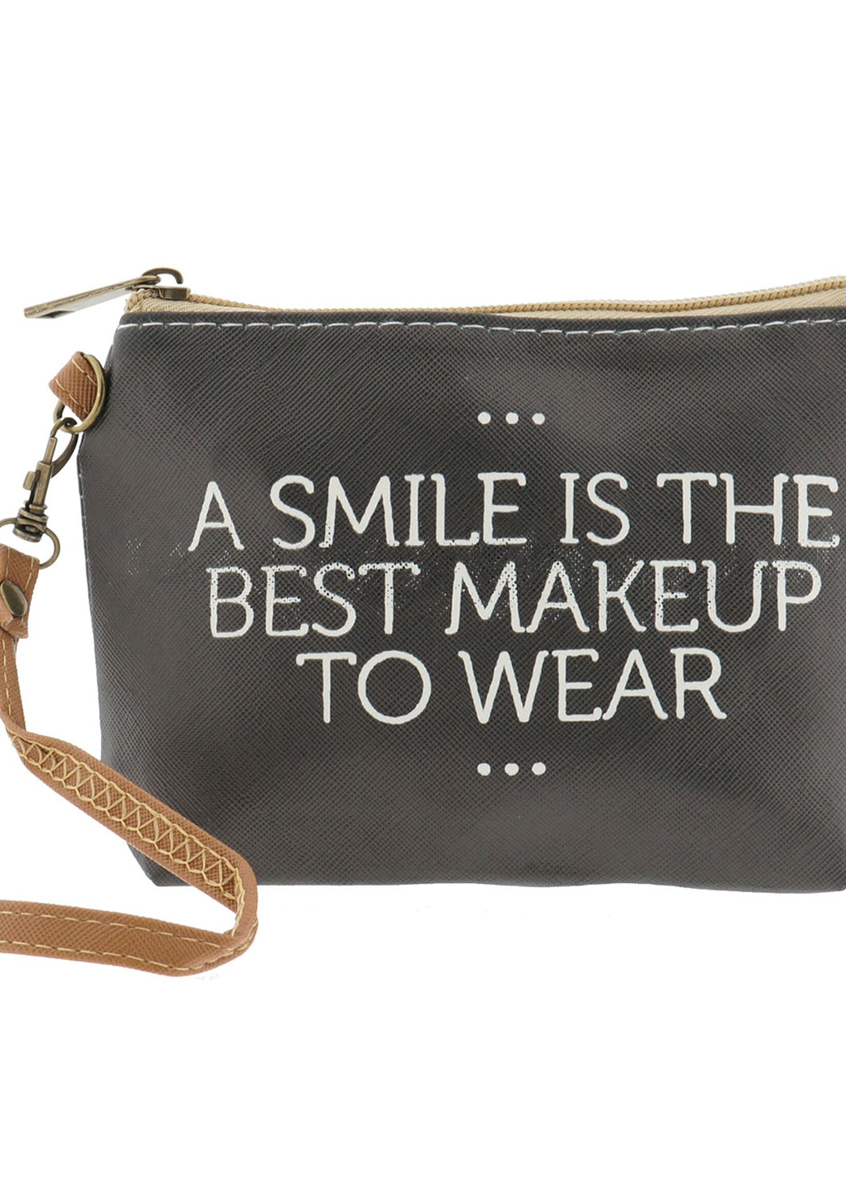 Clayre & Eef Toilettas 18*13*5 cm zwart MLTT0026S