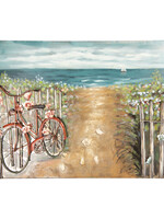 Clayre & Eef Wanddecoratie fiets 120*7*80 cm 5WA0149