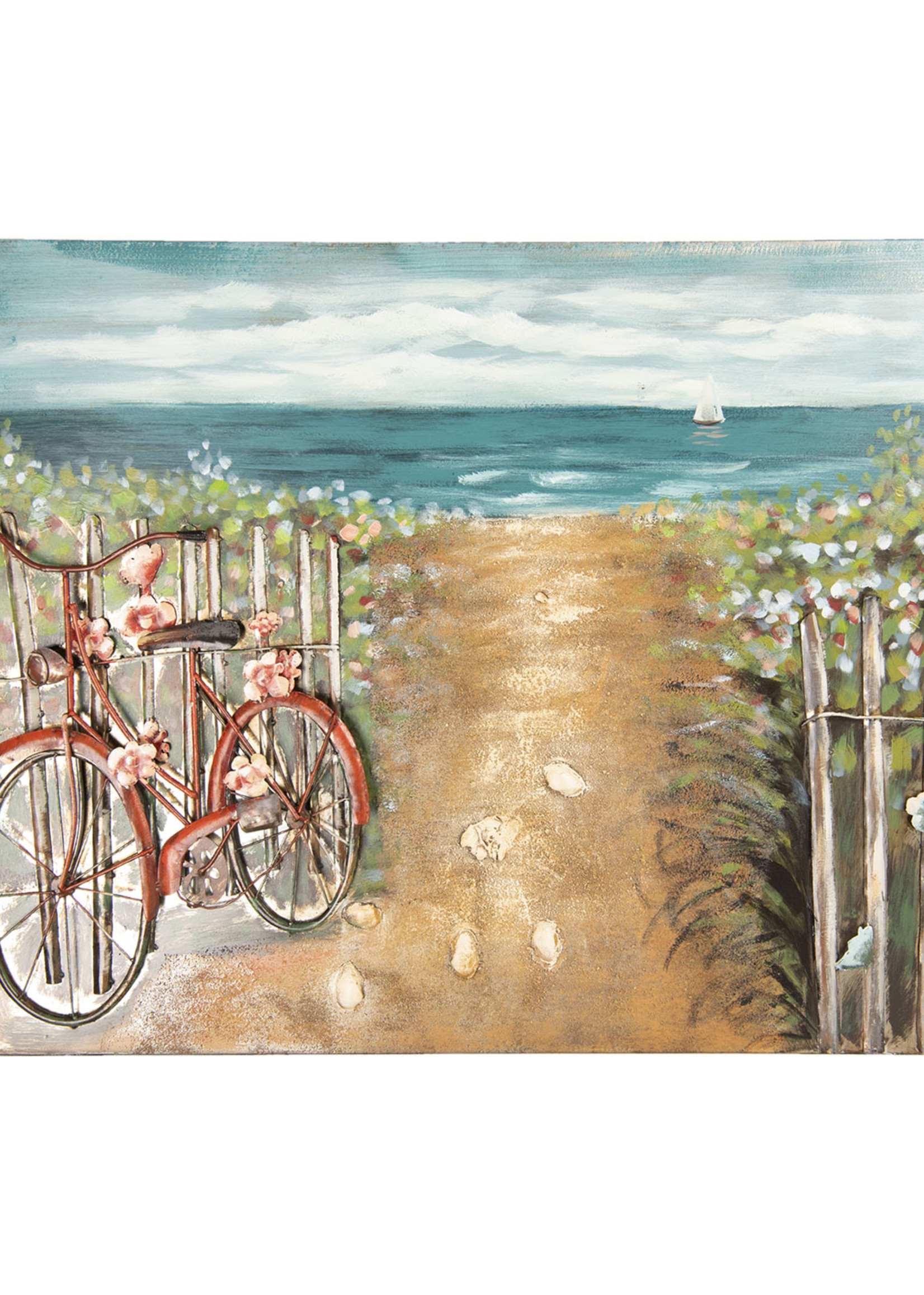 Clayre & Eef Wanddecoratie fiets 120*7*80 cm 5WA0149