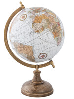 Clayre & Eef Wereldbol/globe 22*20*33 cm 63960