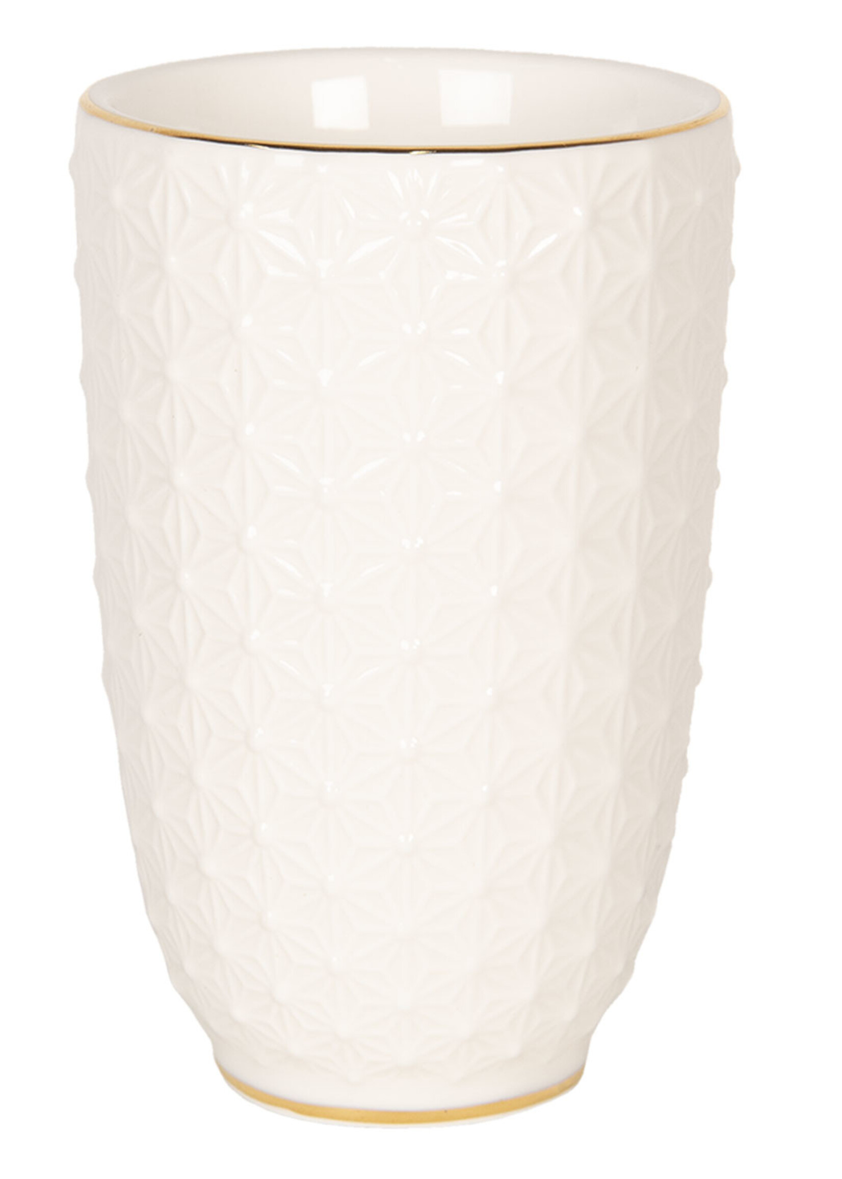 Clayre & Eef Beker, Tandenborstelhouder Ø 7*12 cm 6CE1004