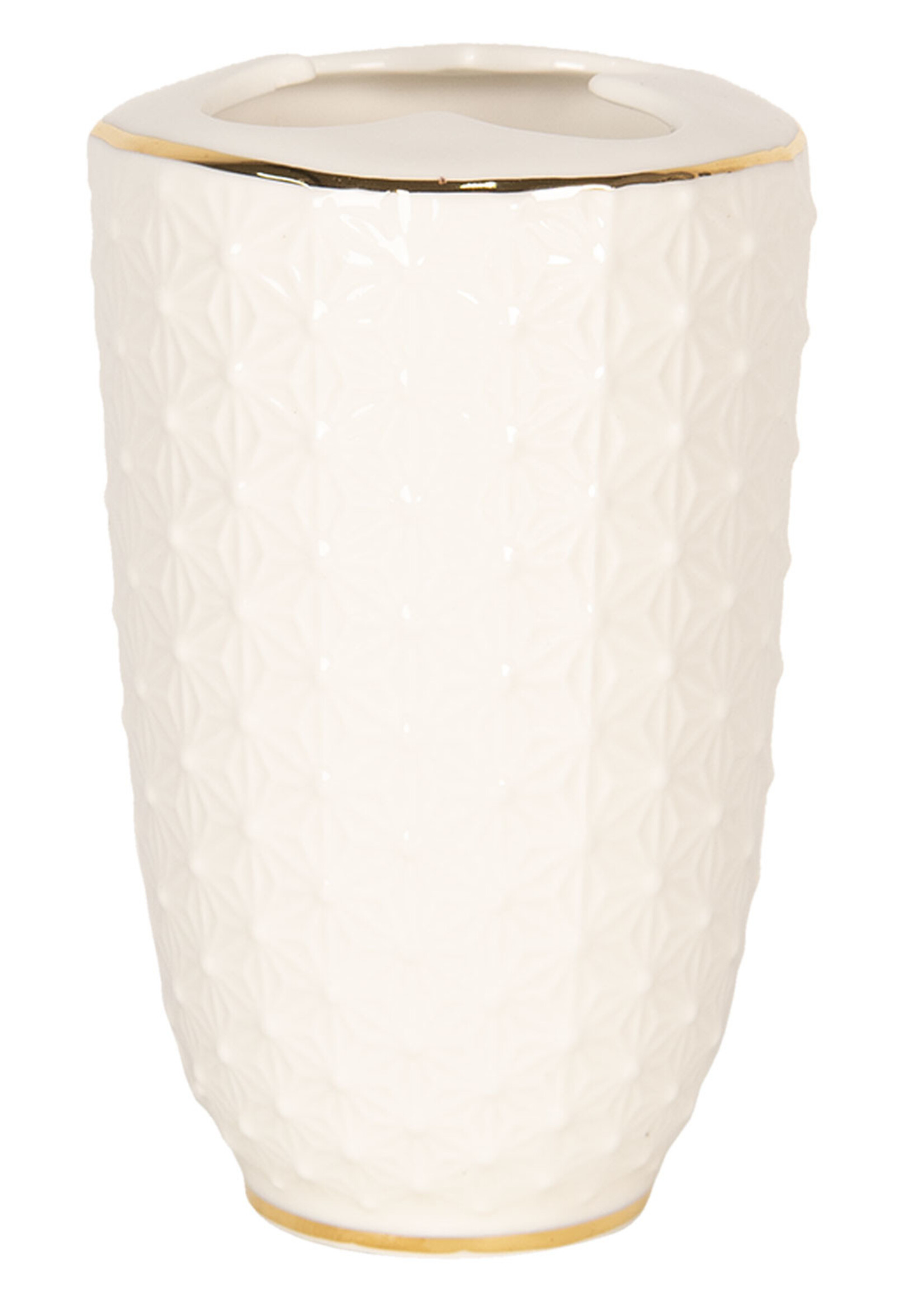 Clayre & Eef Tandenborstelhouder Ø 7*12 cm 6CE1005