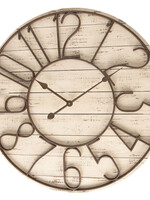 Clayre & Eef Horloge murale Ø 72*7 cm / 2*AA 5KL0157