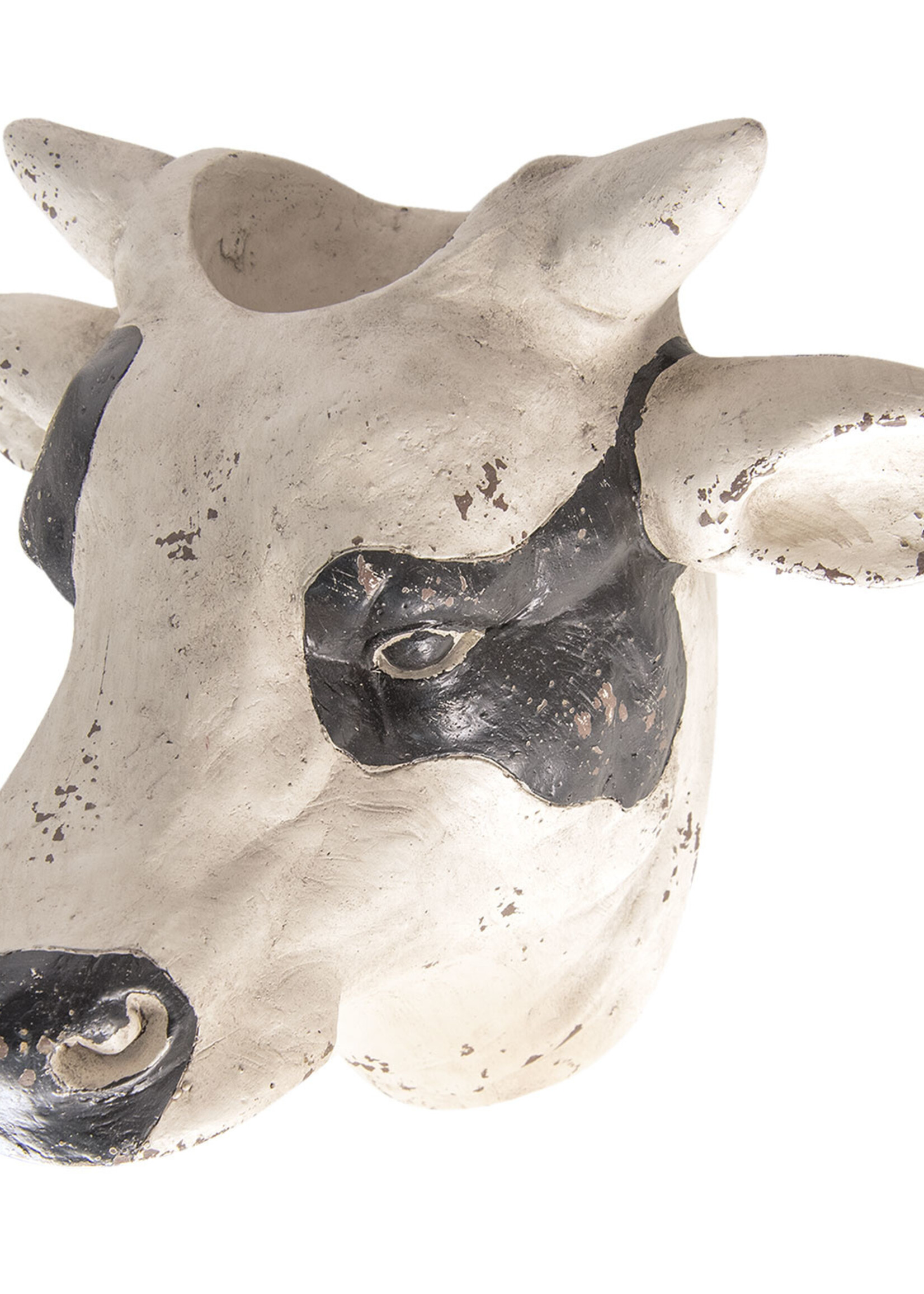 Clayre & Eef Bloempot koe hoofd 39*33*26 cm 6PR2529