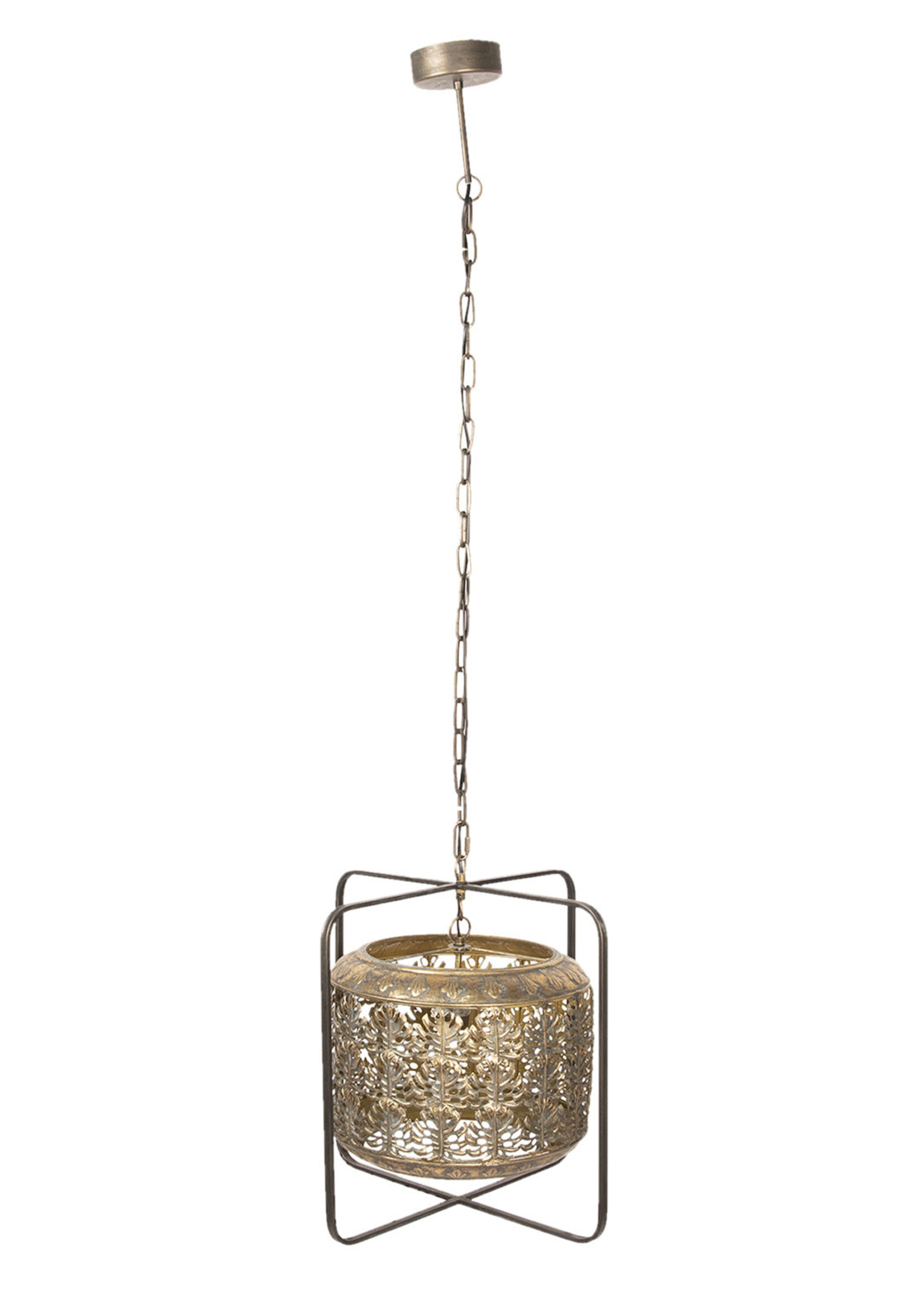 Clayre & Eef Hanglamp 37*37*50/155 cm E27/max 1*40W 6LMP619