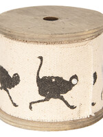 Clayre & Eef Decoratie klos lint Ø 5 cm /5 cm*3 m 64129