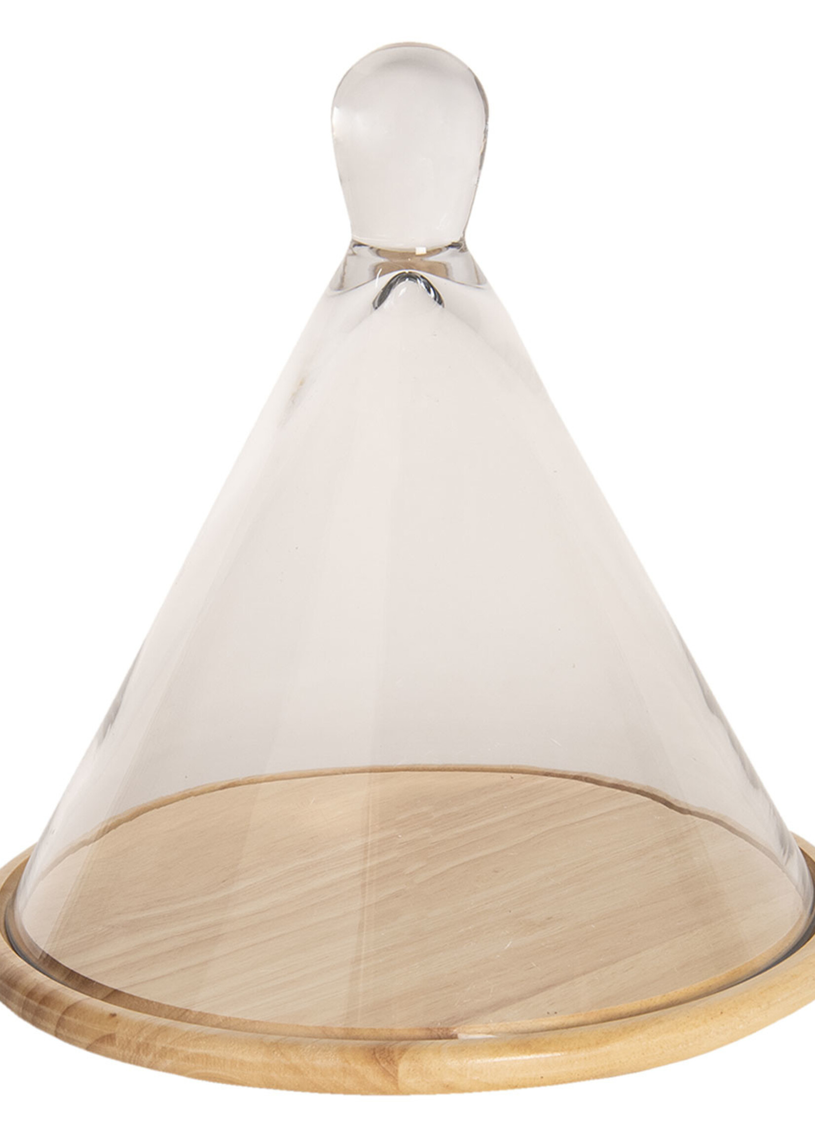 Clayre & Eef Cloche de verre Ø 28*30 cm 6GL2483