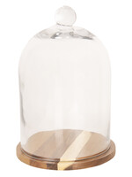 Clayre & Eef Cloche de verre Ø 22*31 cm 6GL2484