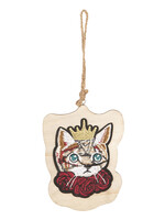 Clayre & Eef Chat pendentif 16*12 cm 6H1720