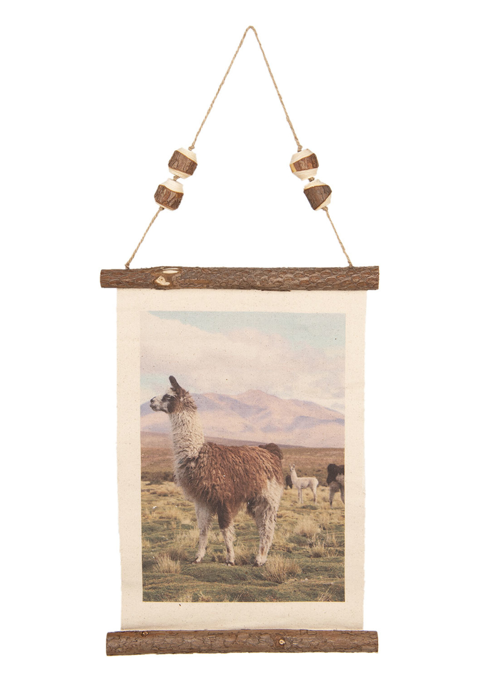 Clayre & Eef Carte murale 39*2*28 cm 6WK0026