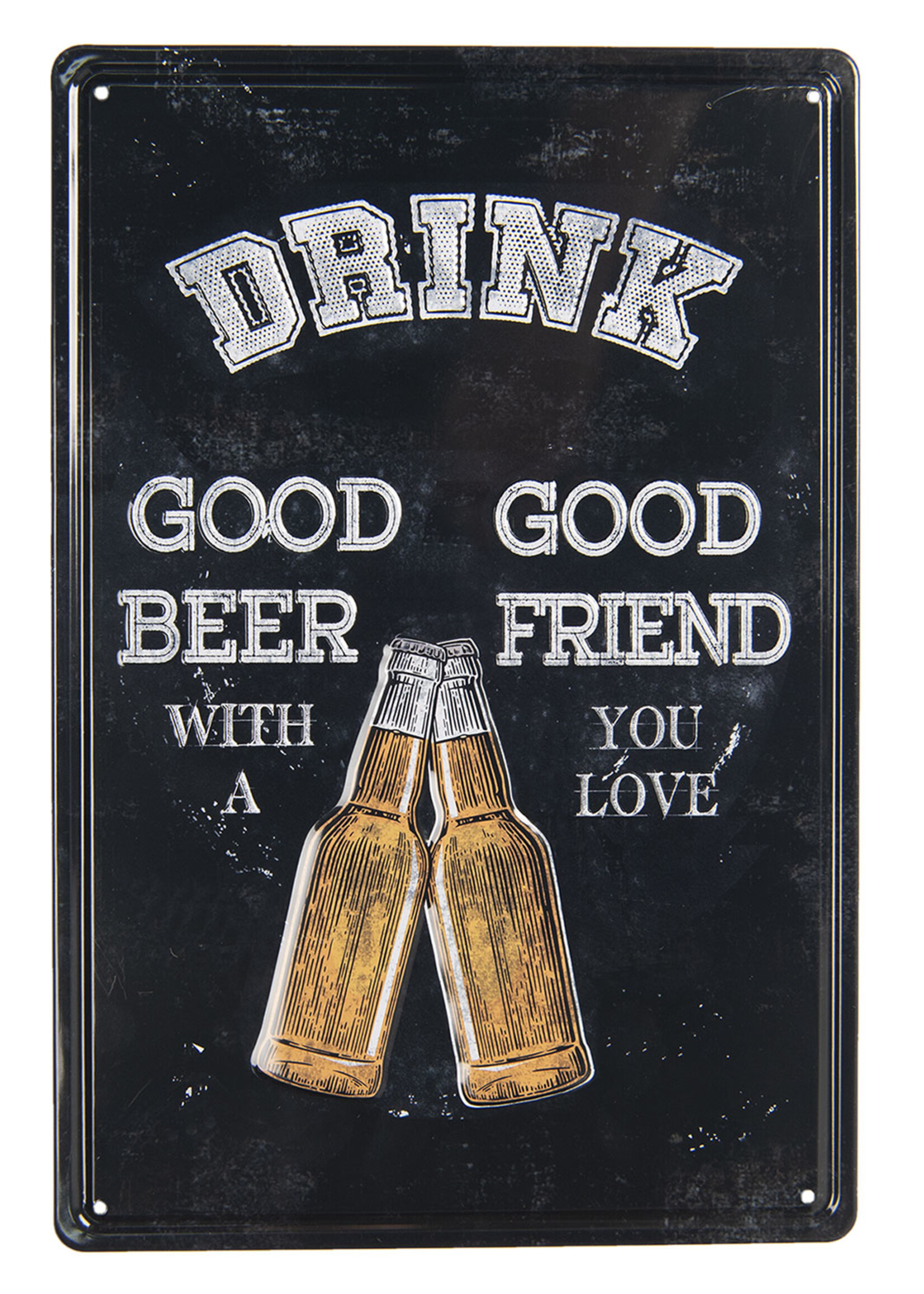 Clayre & Eef Plaque décorative 20*30 cm 6Y3407