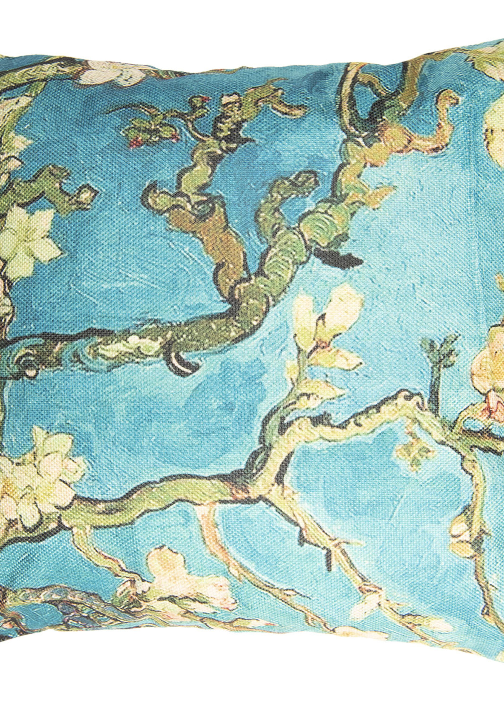 Clayre & Eef Housse de coussin branches avec fleur 43*43 cm KT021.196