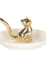 Clayre & Eef Schaaltje kat Ø 10 cm 6CE1046