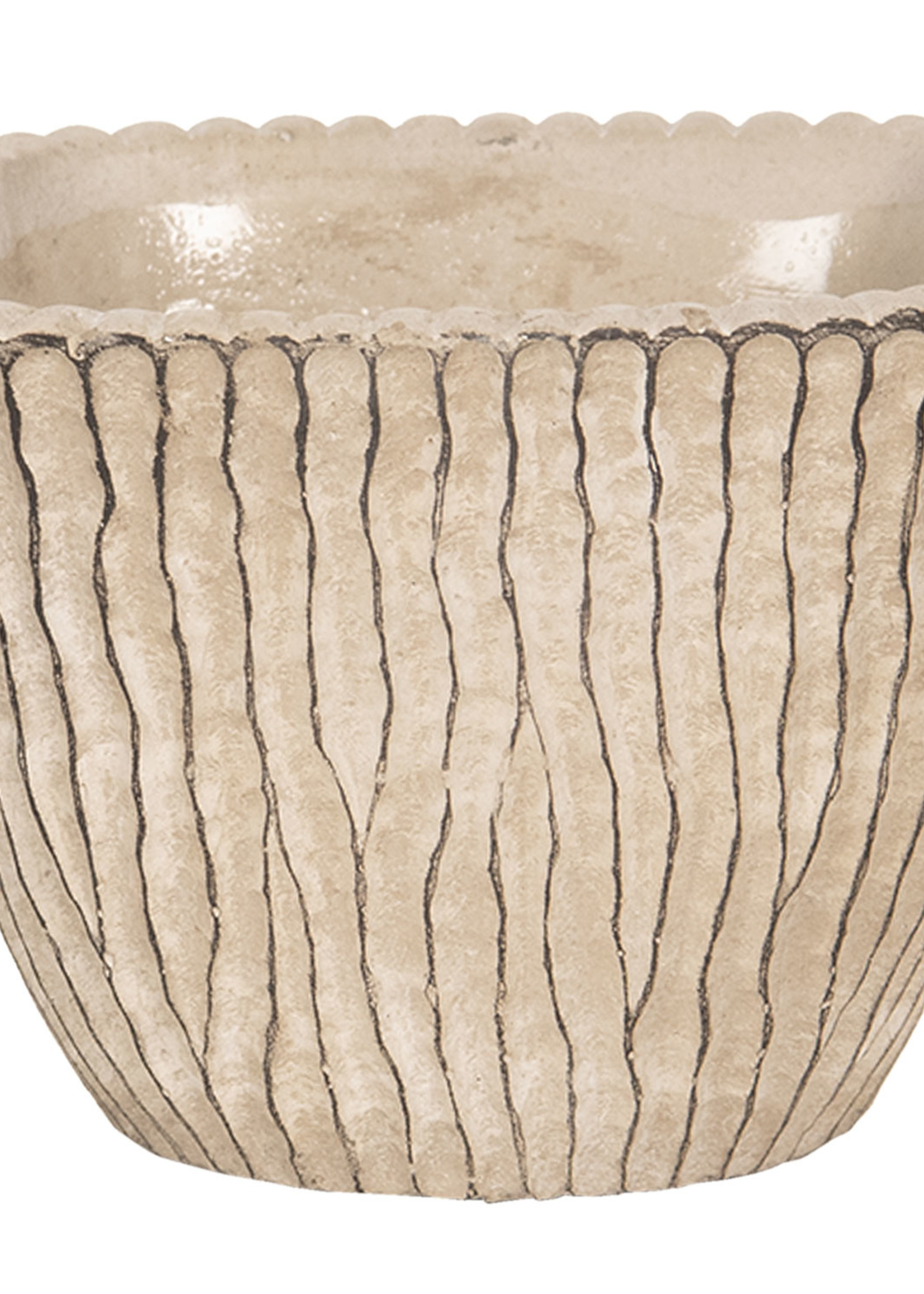 Clayre & Eef Bloempot 13*13*11 cm 6TE0220S