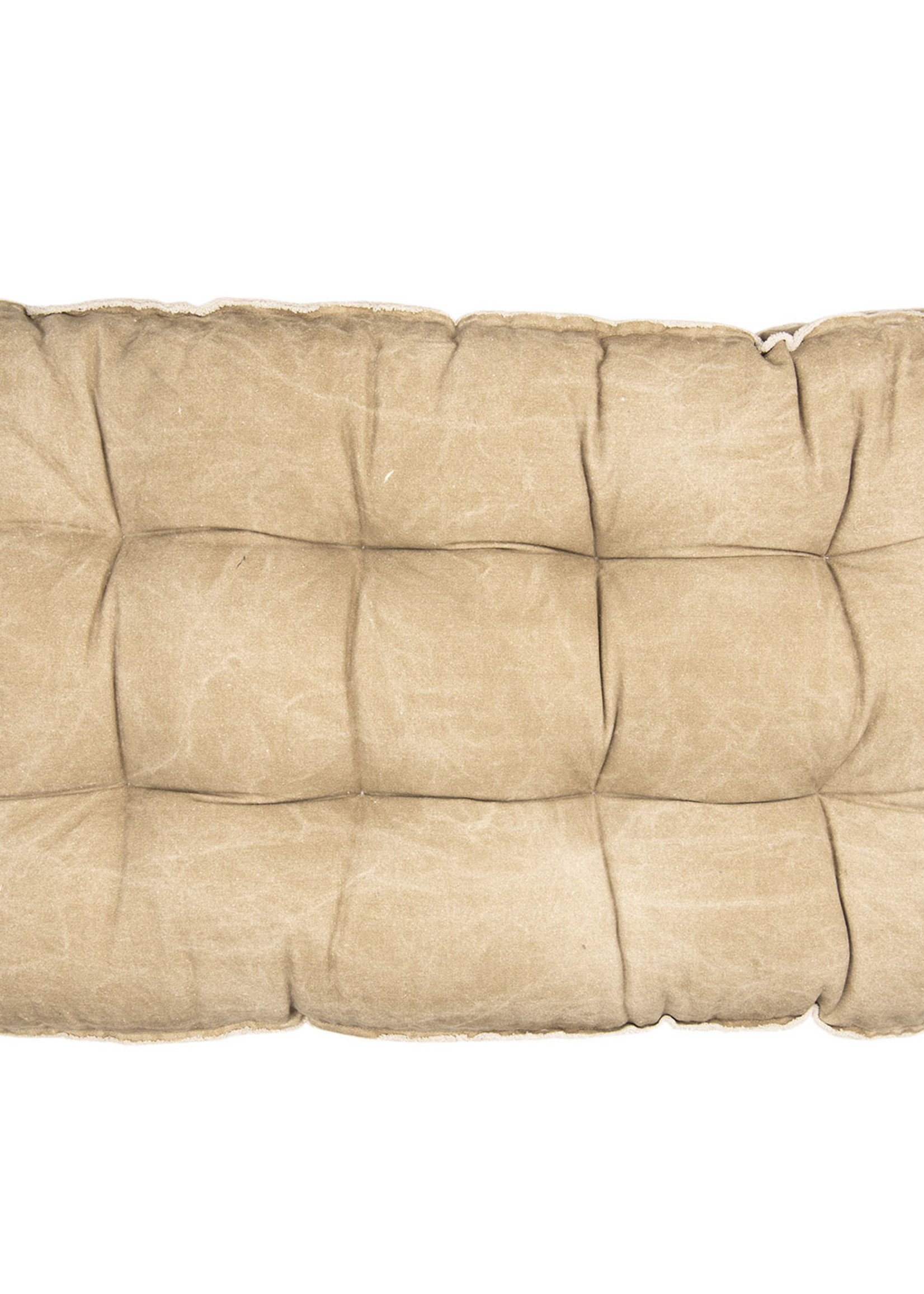Clayre & Eef Coussin de palette avec mousse 80*120*12 cm KT039.007GR