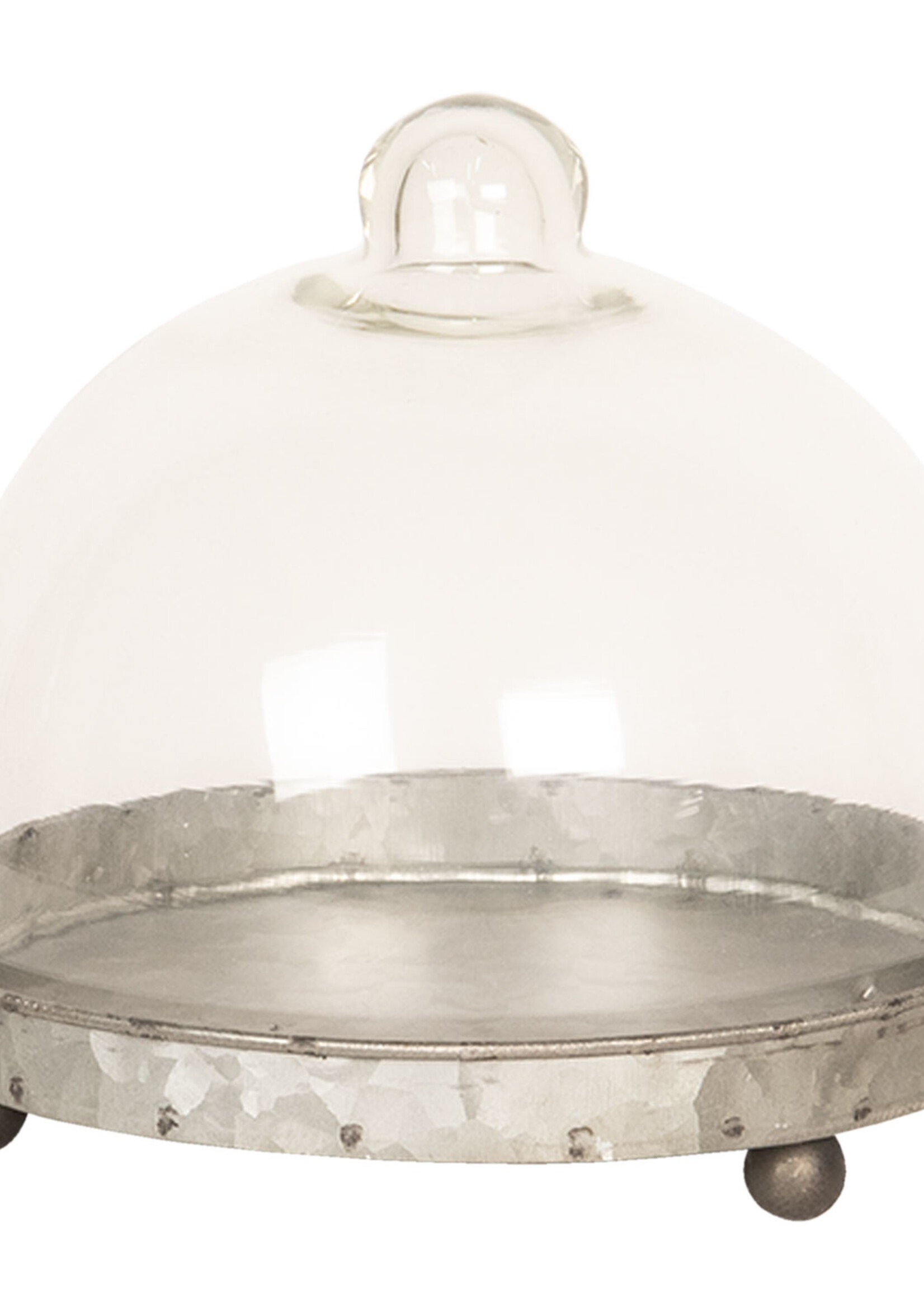 Clayre & Eef Cloche de verre Ø 16*15 cm 6GL2492