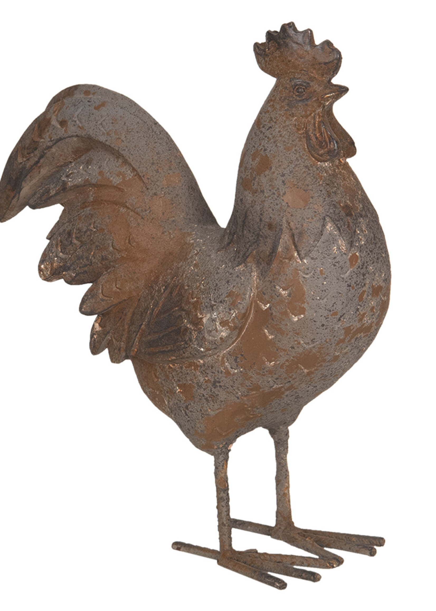 Clayre & Eef Décoration coq 19*9*24 cm 6PR2610