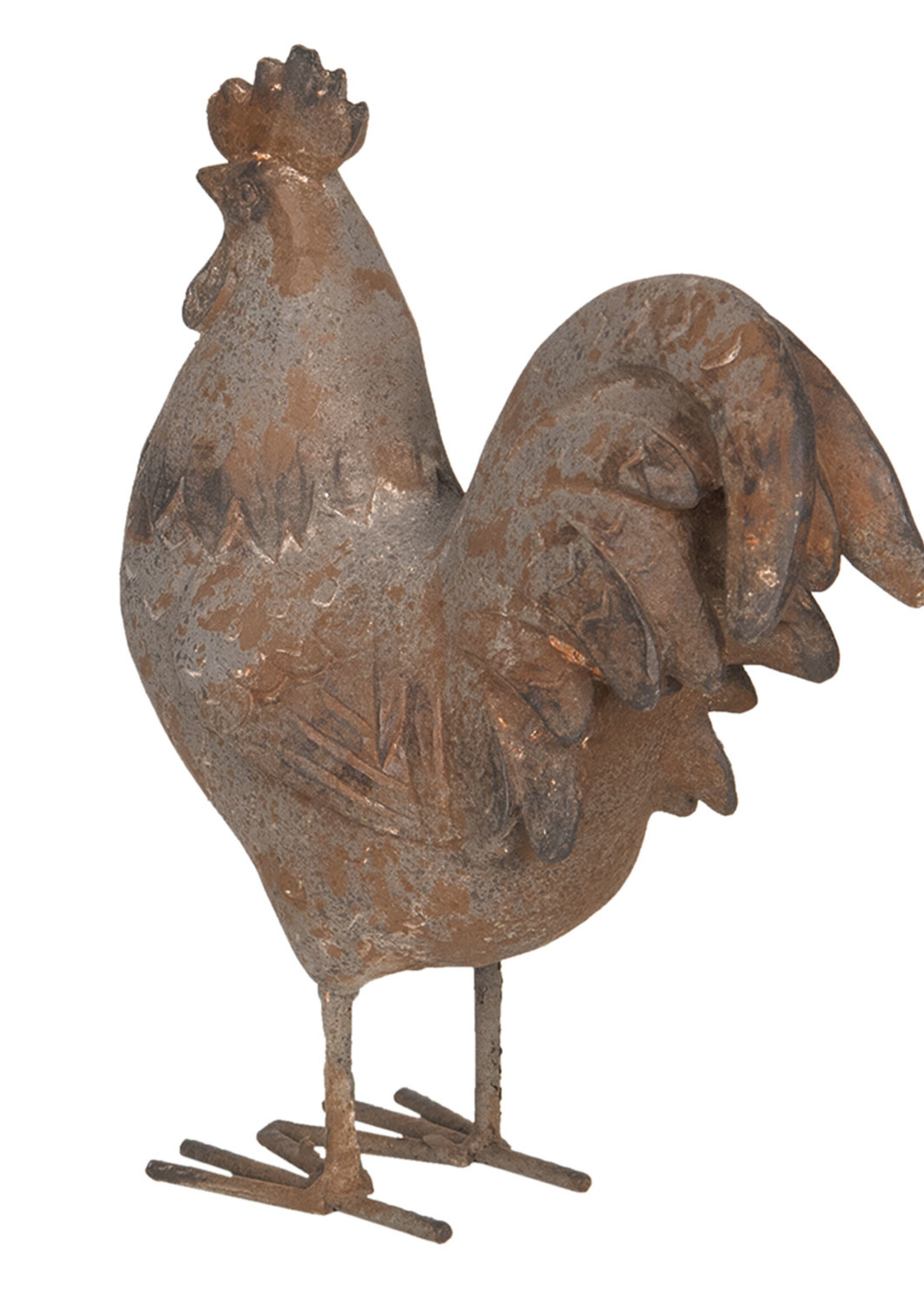 Clayre & Eef Décoration coq 19*9*24 cm 6PR2610