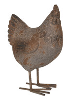 Clayre & Eef Décoration poule 13*9*20 cm 6PR2611