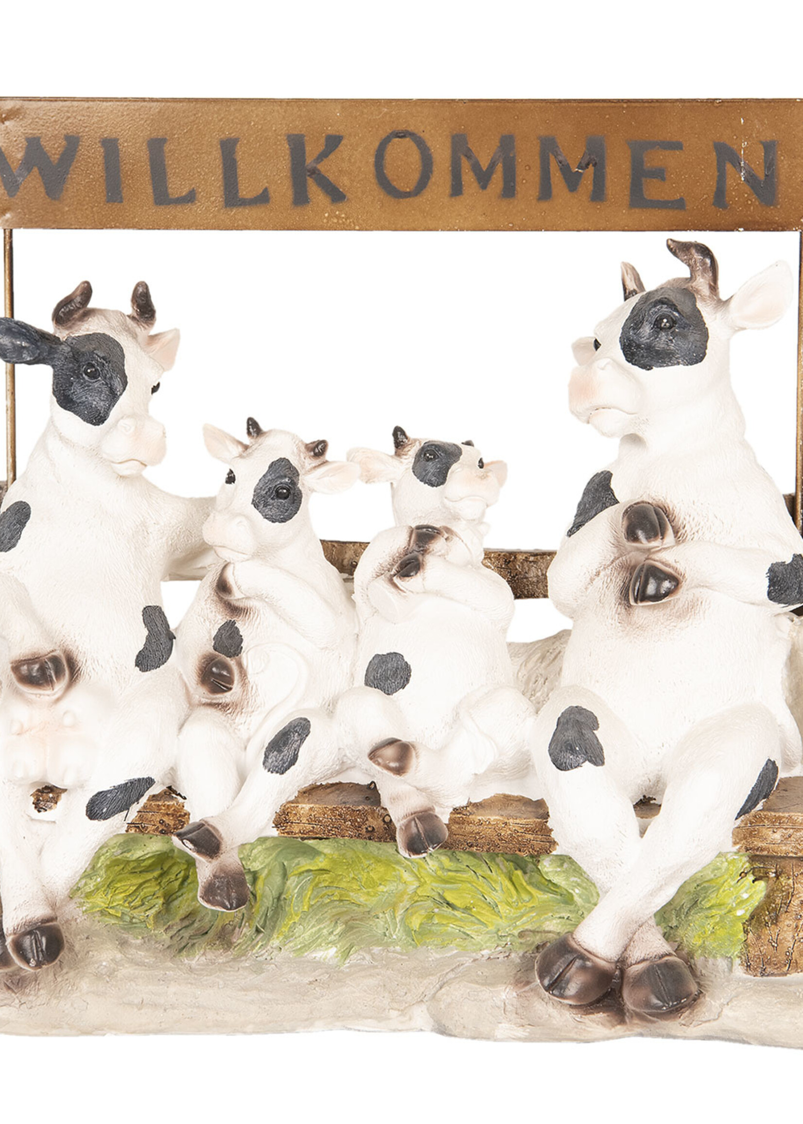 Clayre & Eef Decoratie zittende koeien 40*17*33 cm 6PR2620