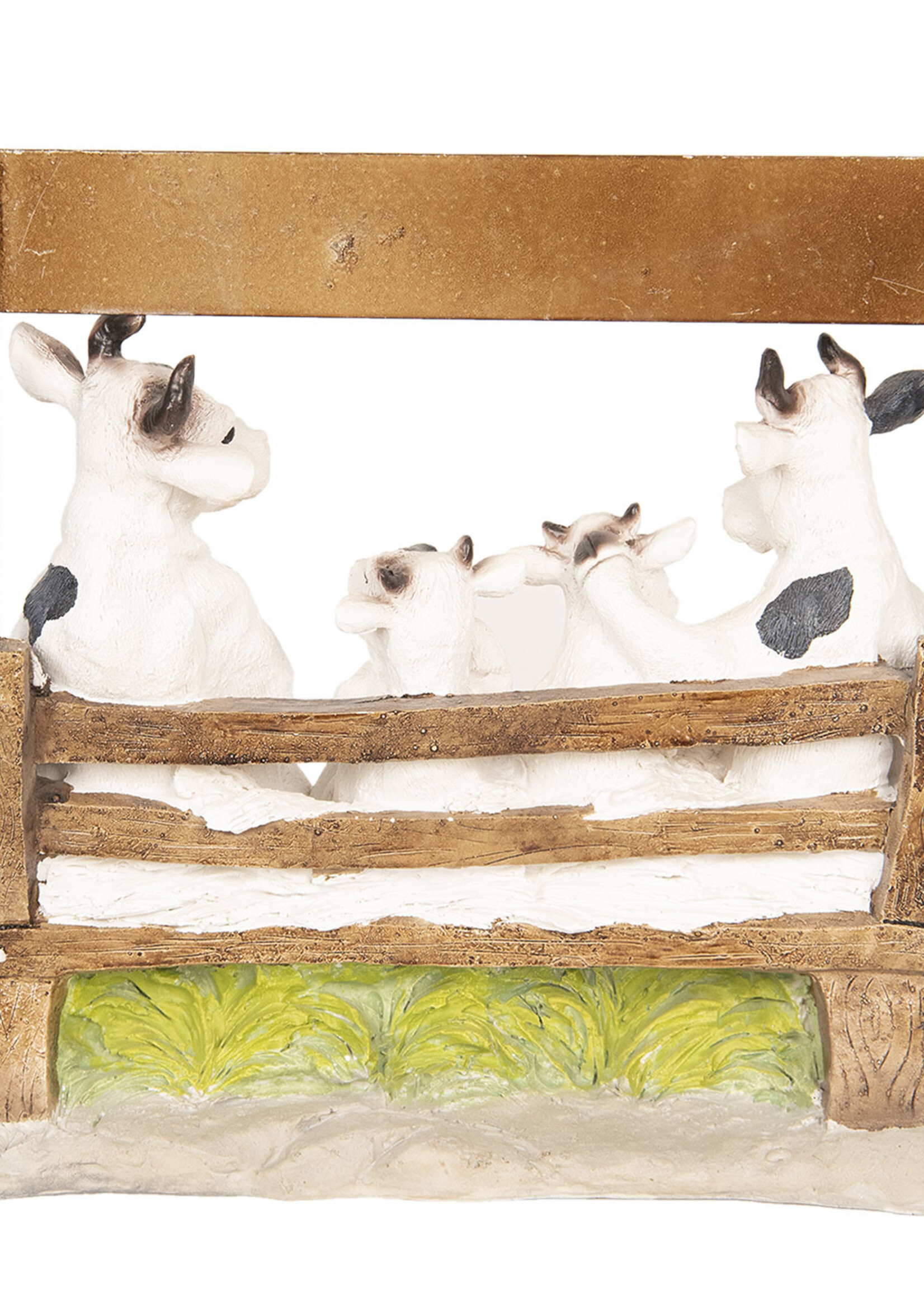 Clayre & Eef Decoratie zittende koeien 40*17*33 cm 6PR2620