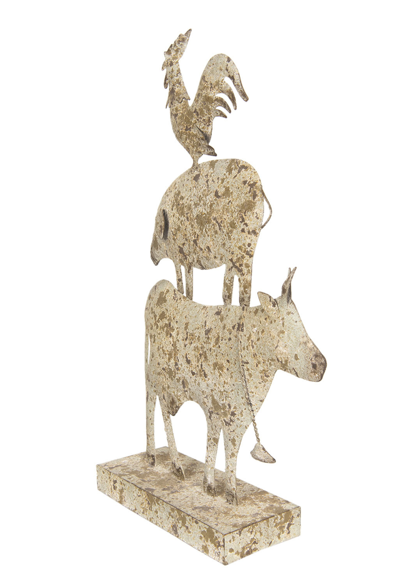 Clayre & Eef Decoratie dieren 35*10*55 cm 6PR2617