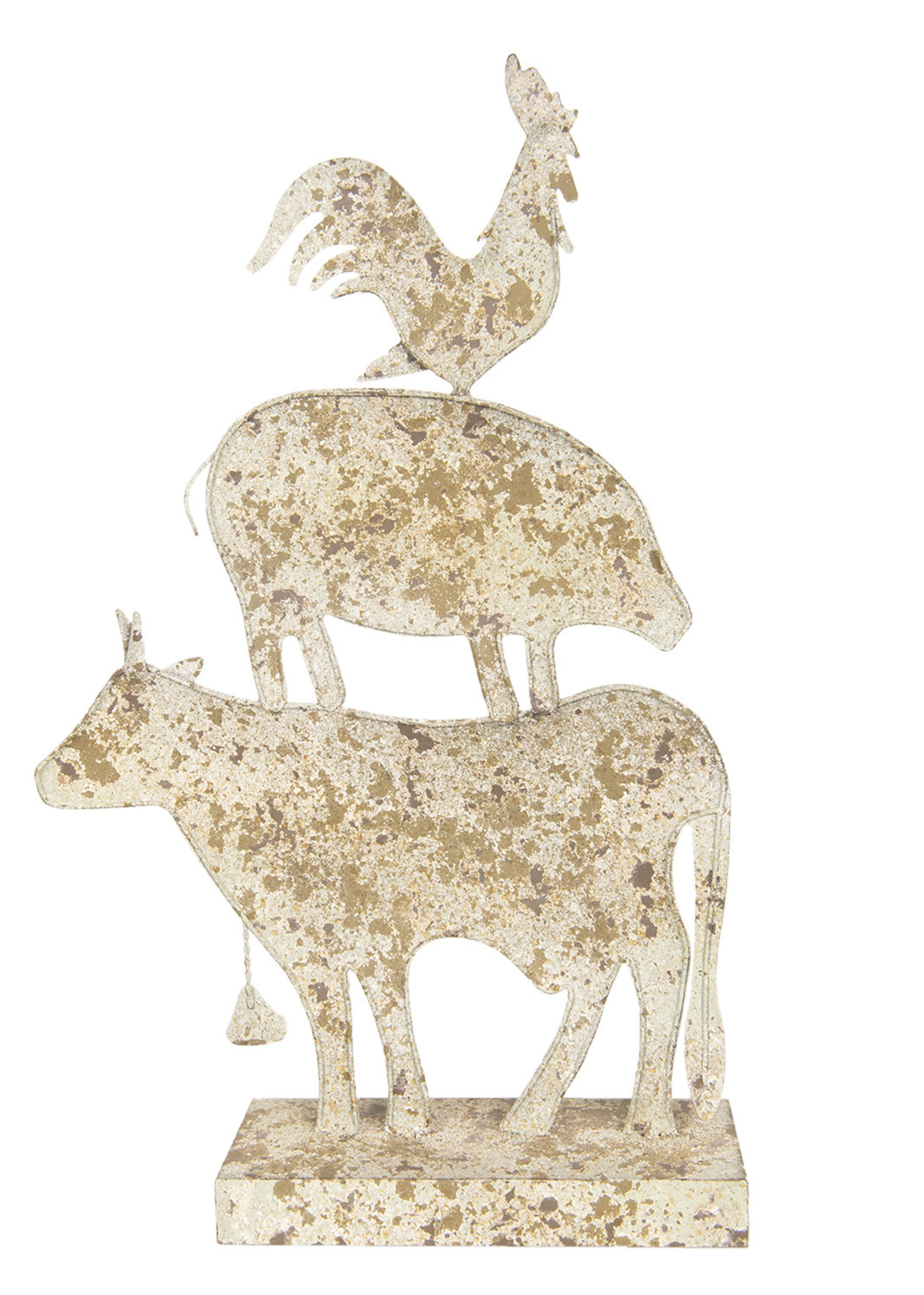 Clayre & Eef Décoration animaux 35*10*55 cm 6PR2617