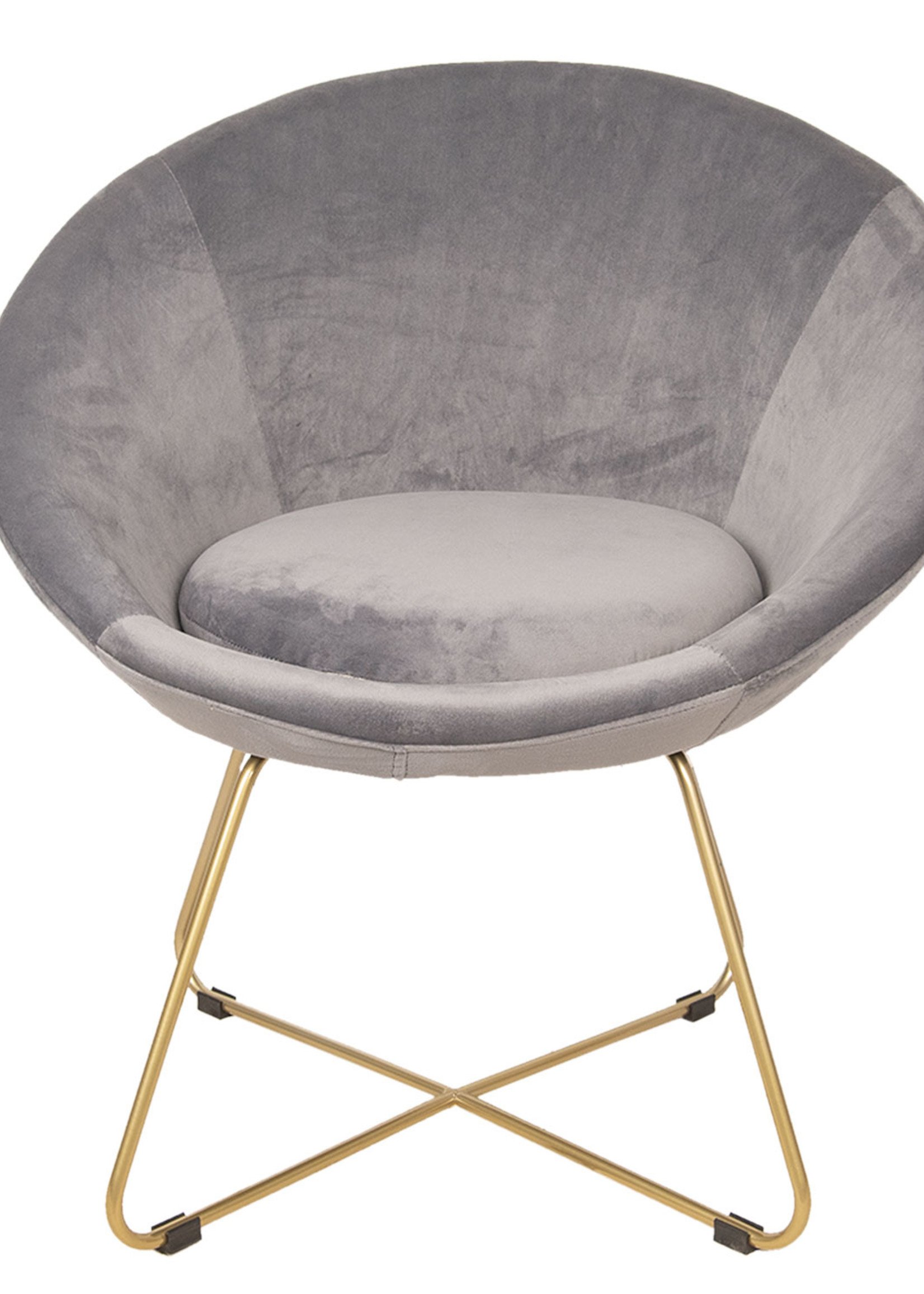 Clayre & Eef Stoel 76*66*78 cm 50348G