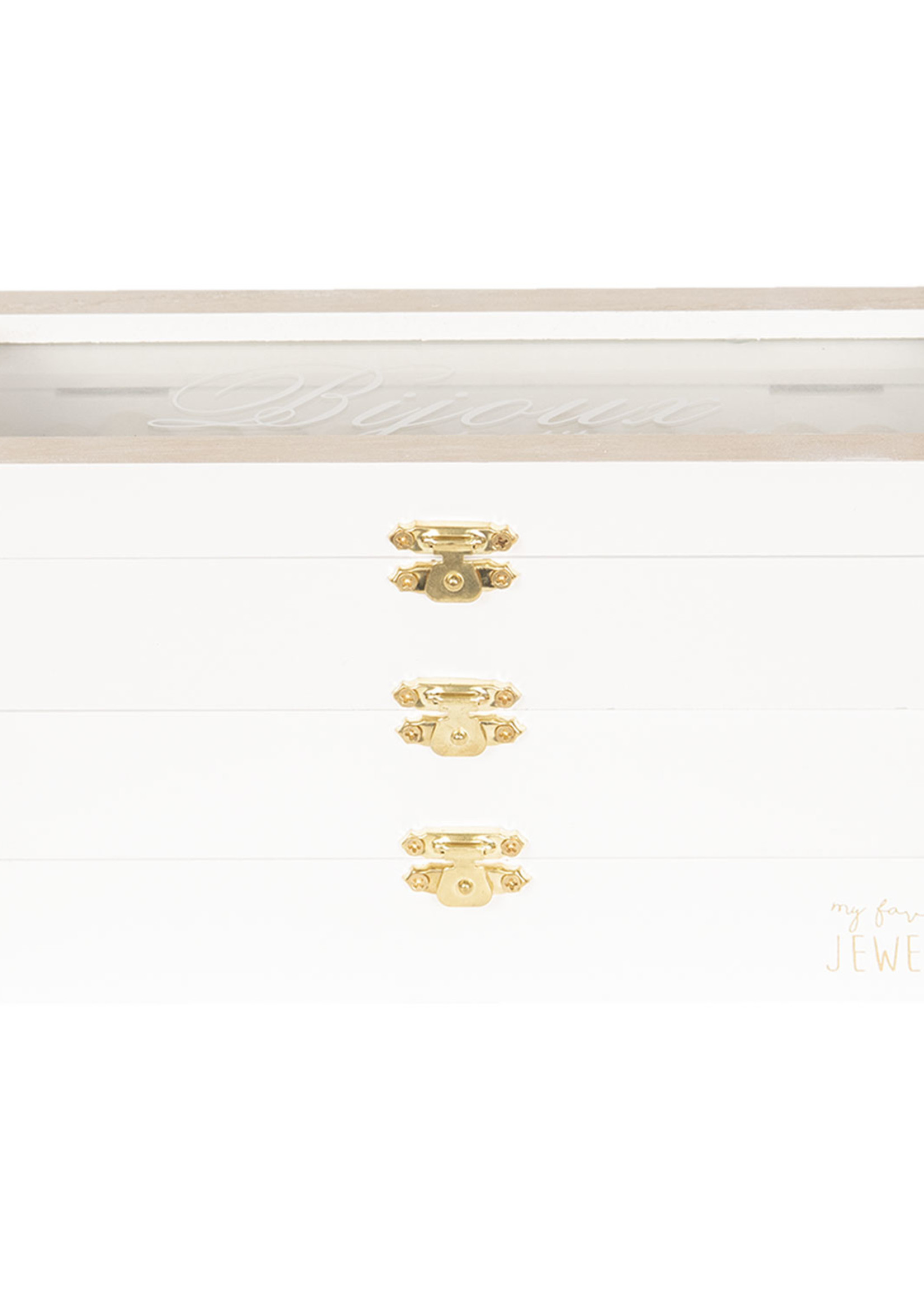 Clayre & Eef Coffret à bijoux 24*10*12 cm 6H1797