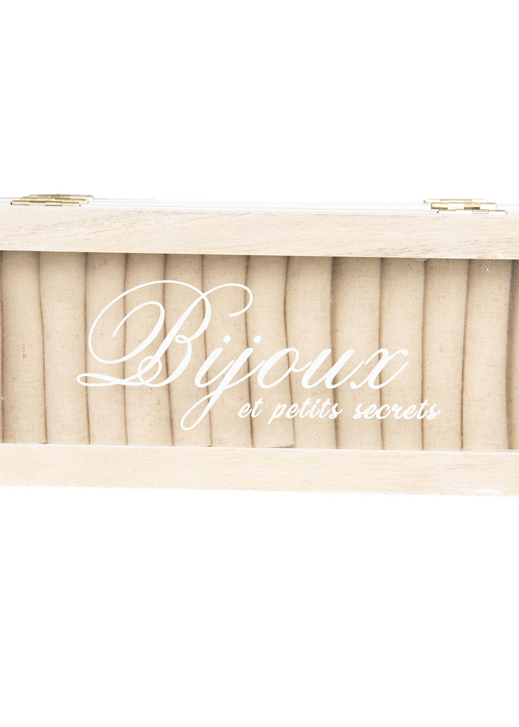 Clayre & Eef Coffret à bijoux 24*10*12 cm 6H1797