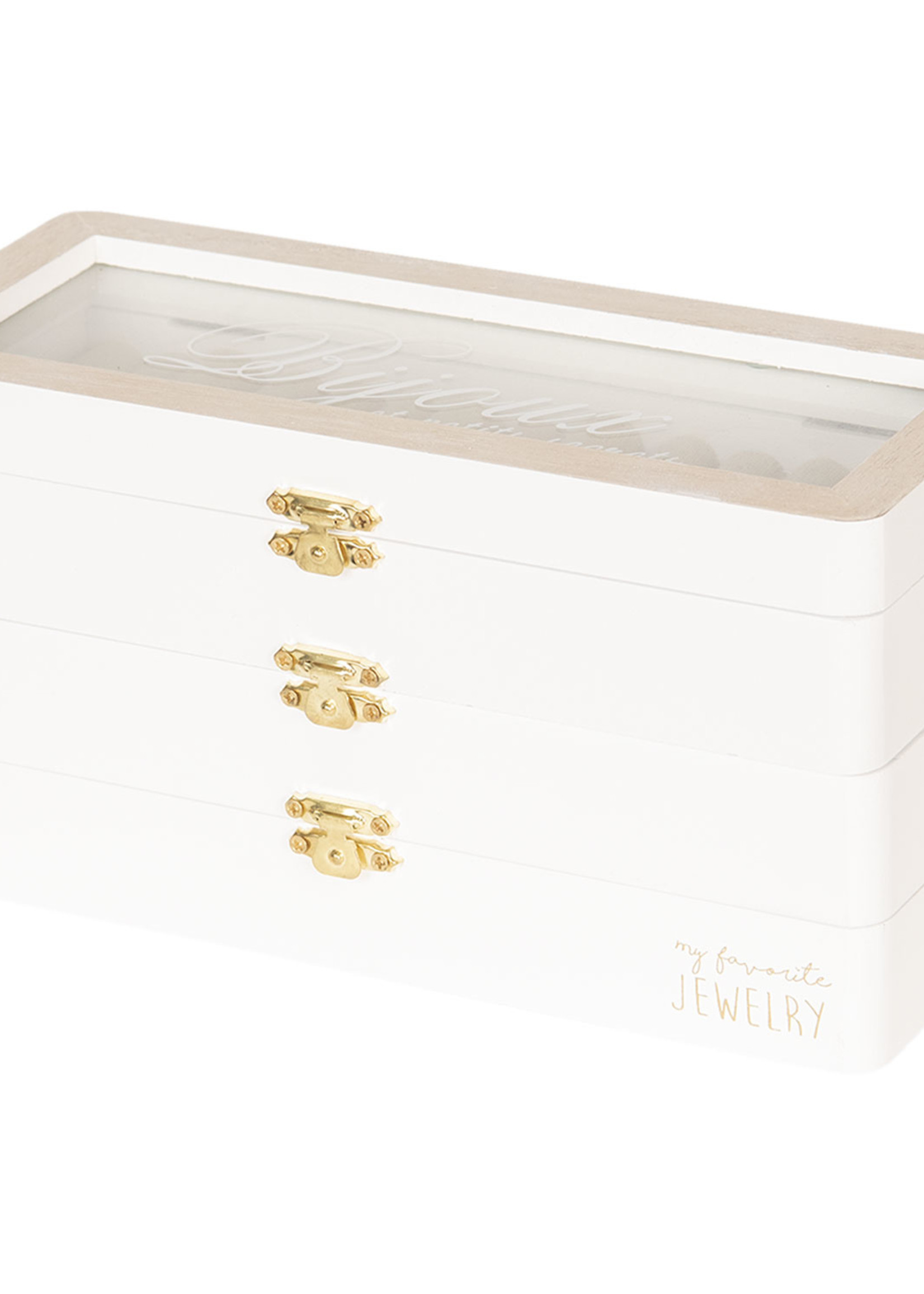 Clayre & Eef Coffret à bijoux 24*10*12 cm 6H1797