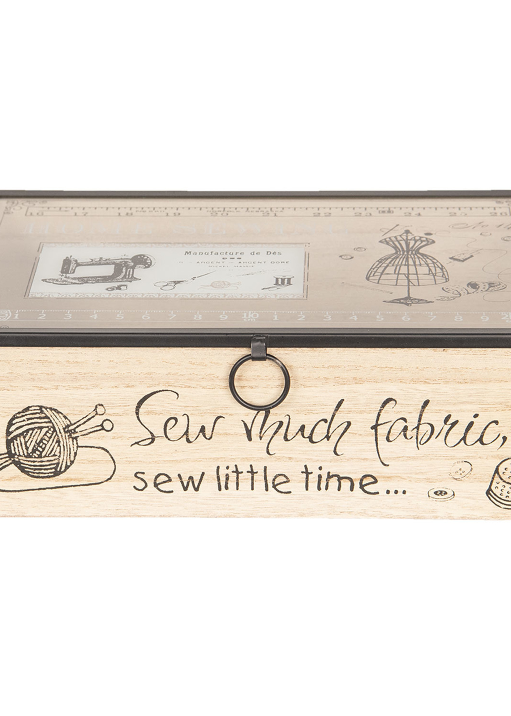 Clayre & Eef Boîte à ouvrage 25*17*8 cm 6H1801