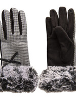 Clayre & Eef Gants 8*24 cm blanc MLGL0025W