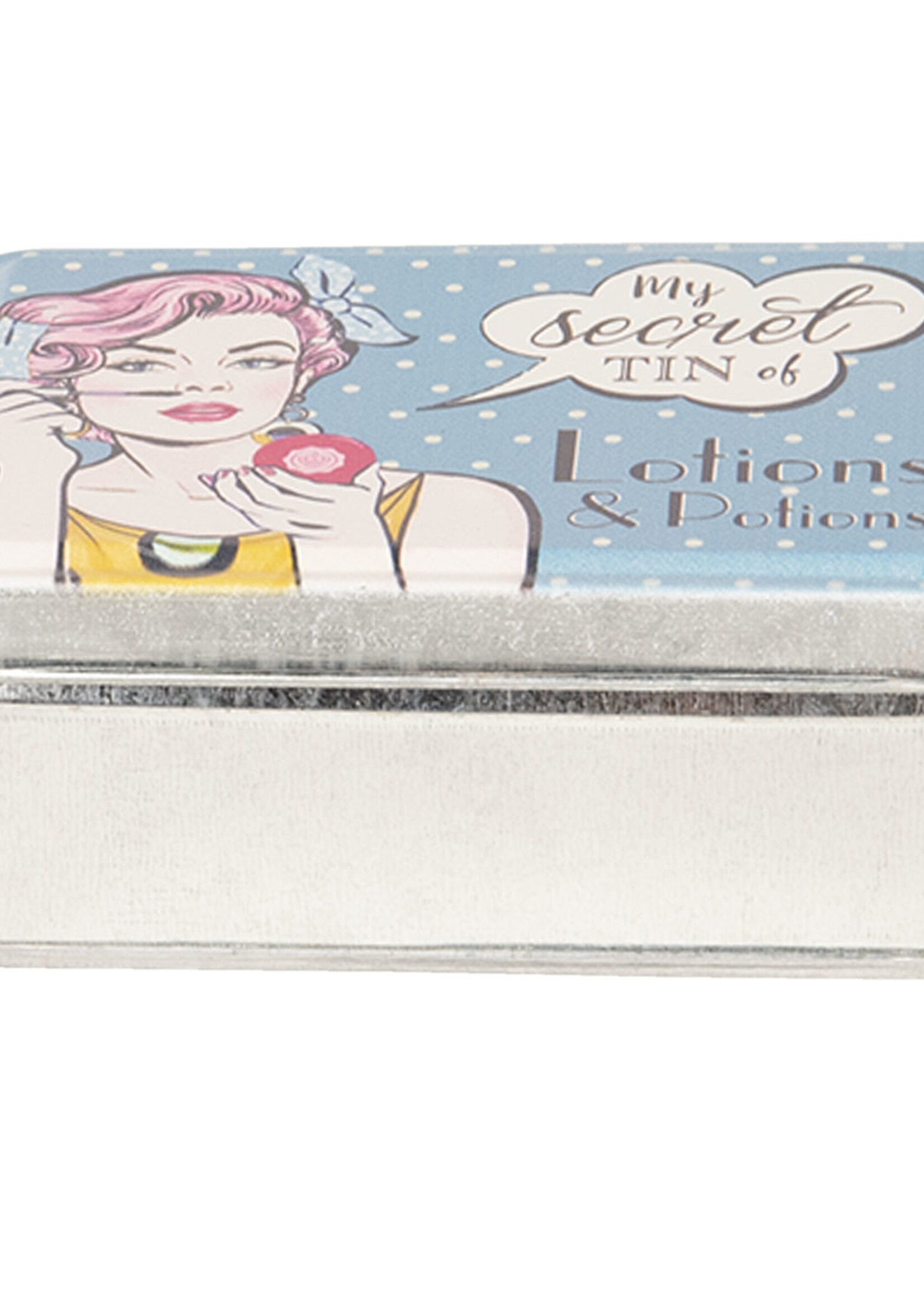 Clayre & Eef Boîte en métal 11*8*4 cm 6Y3404