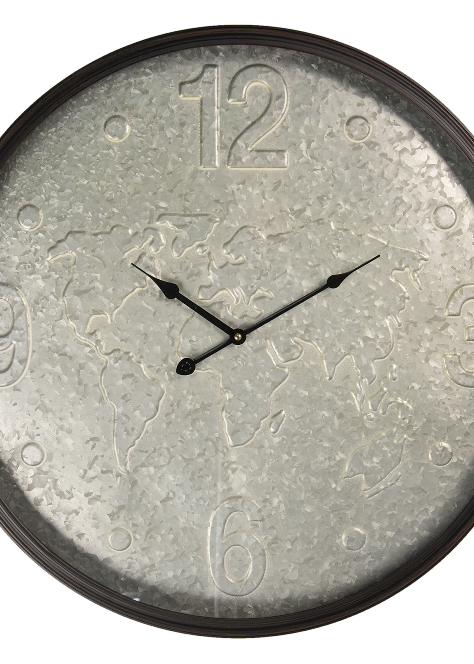 Clayre & Eef Horloge murale Ø 60*6 cm / 1*AA 6KL0553