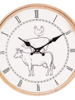 Clayre & Eef Wandklok Ø 34*4 cm / 1*AA 6KL0556