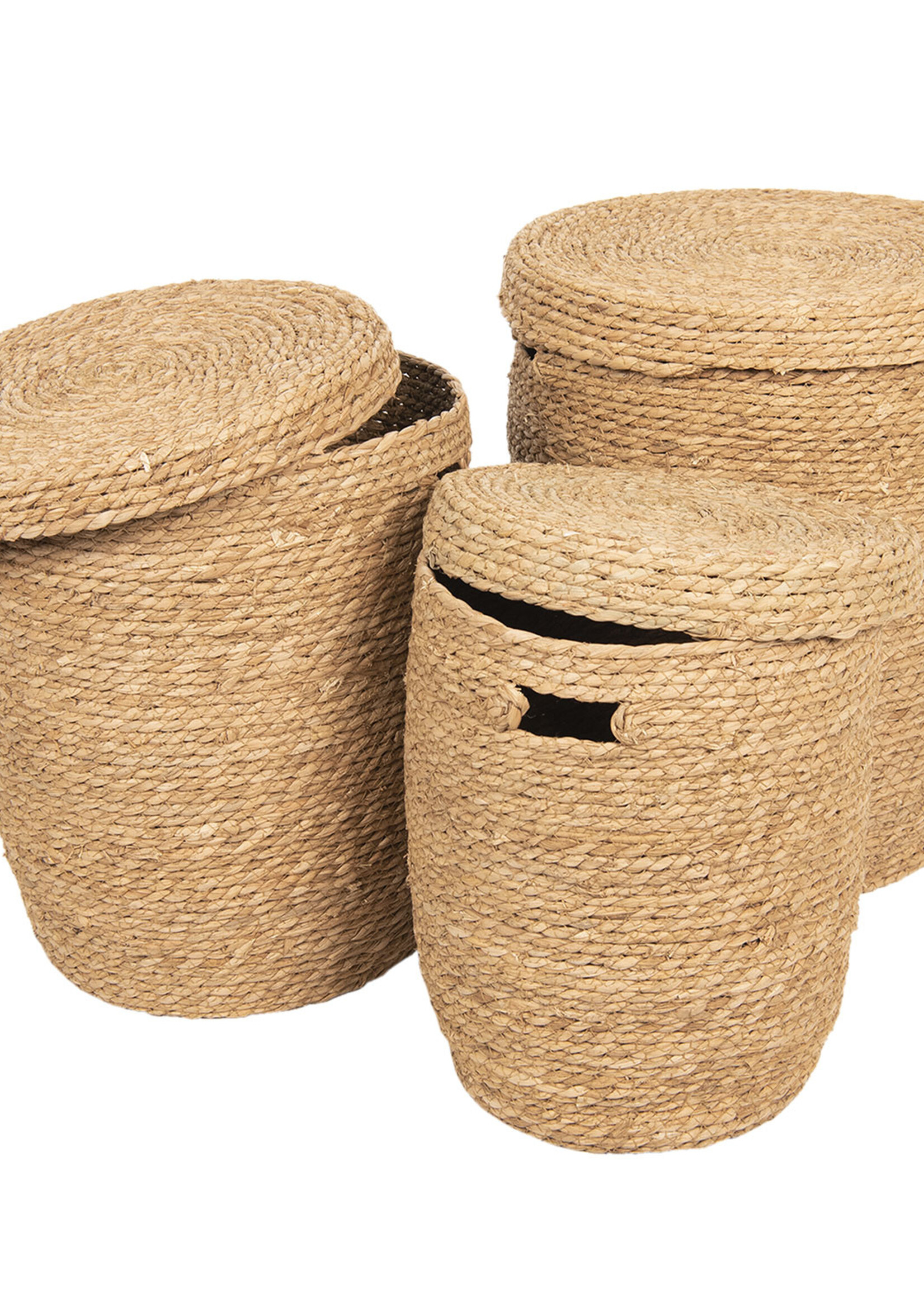 Clayre & Eef Mand (3) Ø 40*46 / Ø 35*41 / Ø 30*36 cm 6RO0445