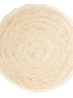 Clayre & Eef Tapis avec des glands Ø 80 cm 5RO0398